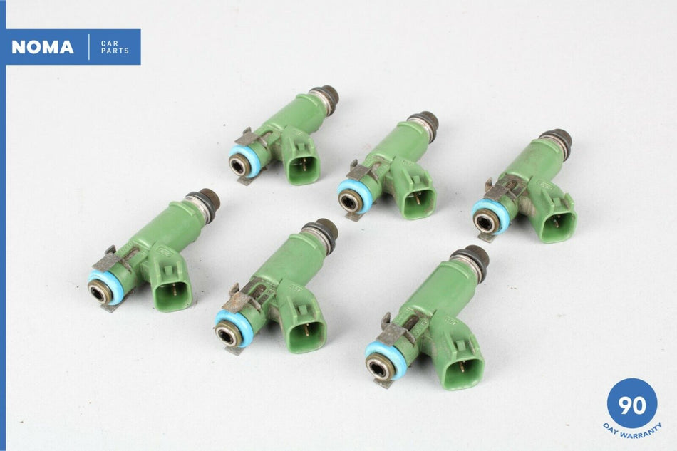 03-08 Jaguar X204 S-Type Fuel Injector Set of 6 1X43AB OEM