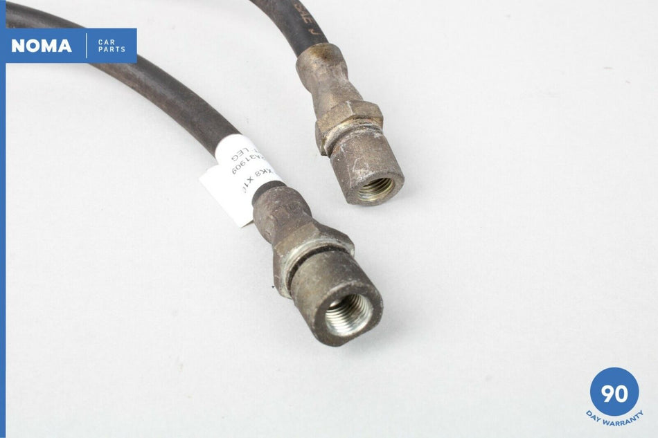 97-03 Jaguar XK8 X100 Rear Right & Left Hydraulic Brake Hose Line Set of 2 OEM