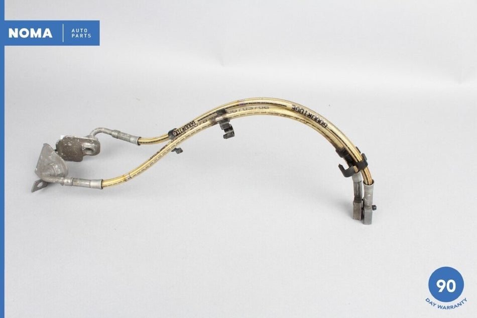 07-09 Jaguar XKR X150 Front Flexible Brake Hose Pipe Set of 2 5W932078DC OEM