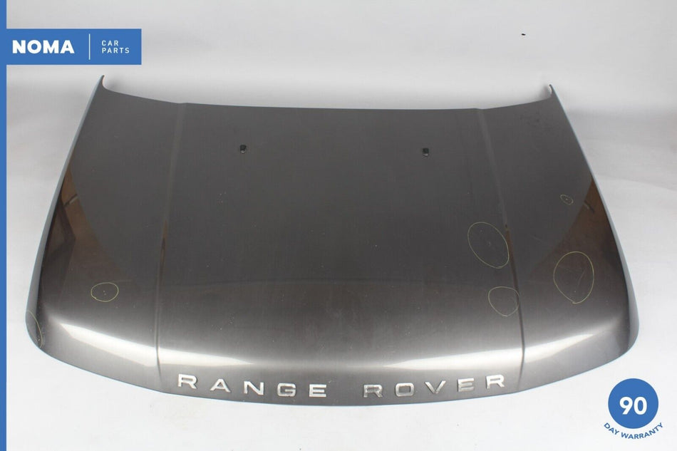 06-13 Range Rover Sport L320 Front Hood Bonnet Lid w/ Lettering Logo Gray OEM