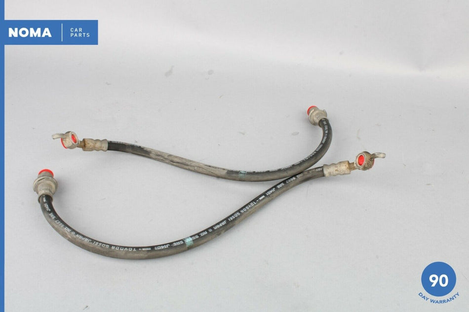 01-06 Lexus LS430 XF30 Front Left & Right Side Hydraulic Brake Hose Set of 2 OEM