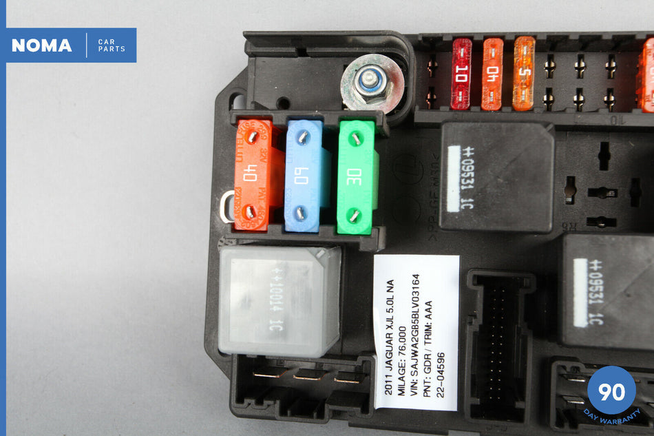 10-15 Jaguar XJ XJL X351 Trunk Boot Fuse Relay Box Module AW9314A073BC OEM