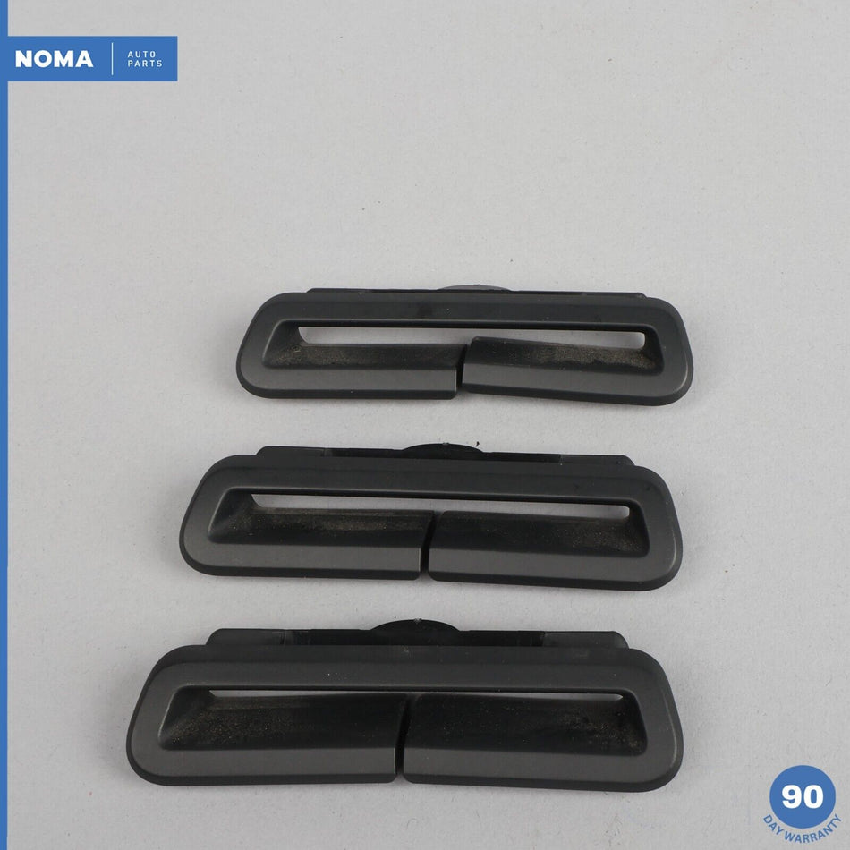 07-13 BMW E90 328i Interior Belt Trim Cover Set of 3 51467120459 Black OEM