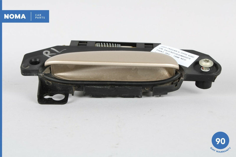 00-05 Jaguar S-Type X202 Rear Left Side Exterior Door Handle XR8326605AC SEC OEM