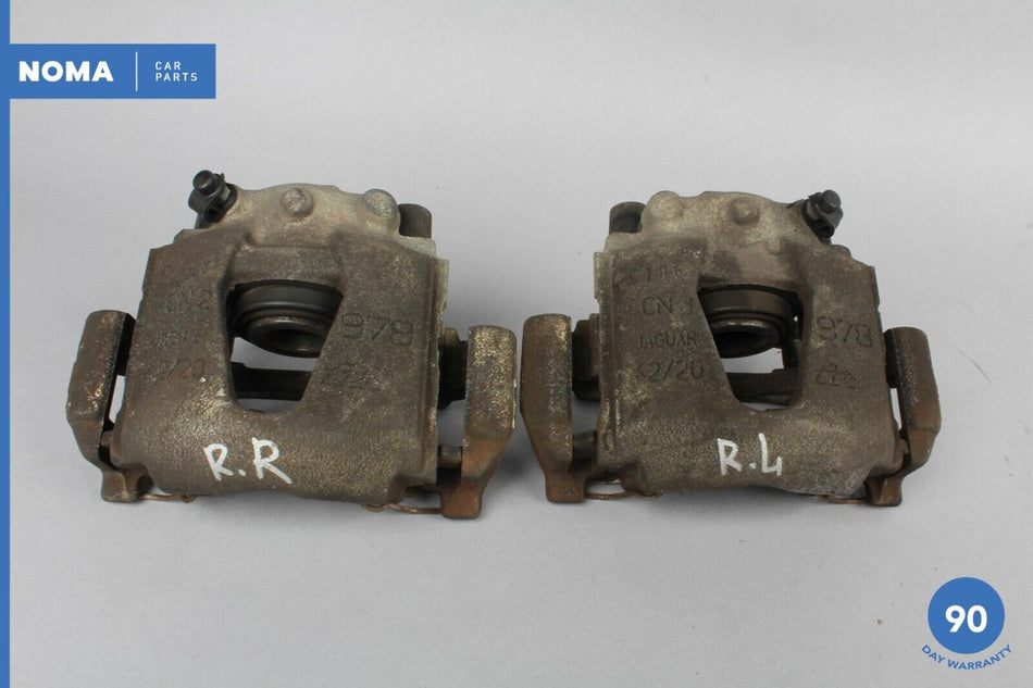 98-03 Jaguar XJ8 XJR Vanden Plas X308 Rear Right Left Brake Caliper Set of 2 OEM