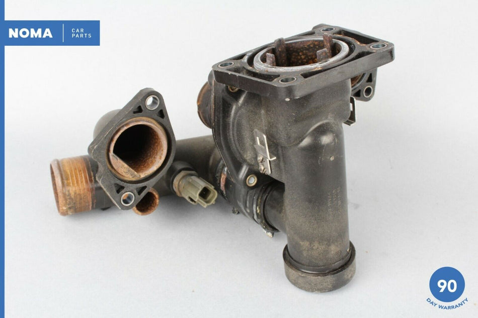 97-02 Jaguar XK8 X100 Thermostat Water Outlet Pipe w/ Housing 96JV8K515AD OEM