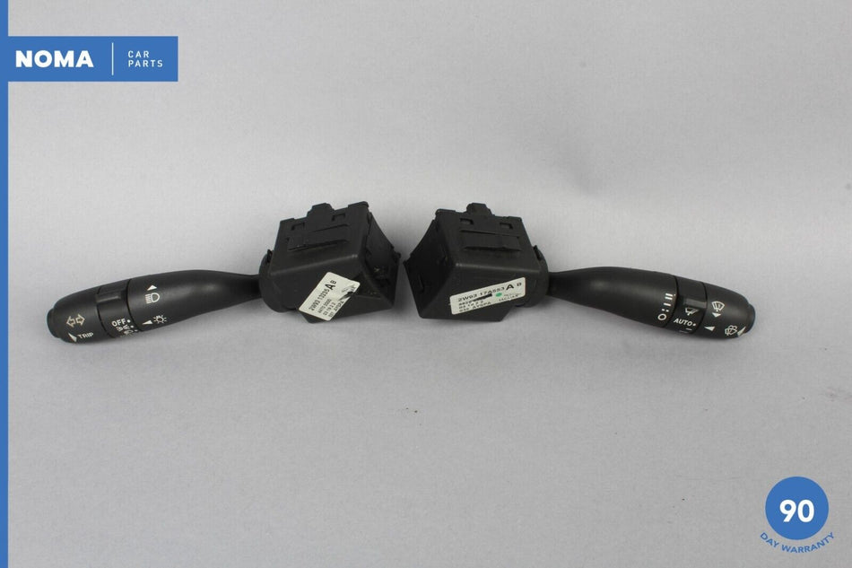 04-05 Jaguar XJ8 X350 Windshield Wiper Direction Indicator Switch Stalk Set OEM