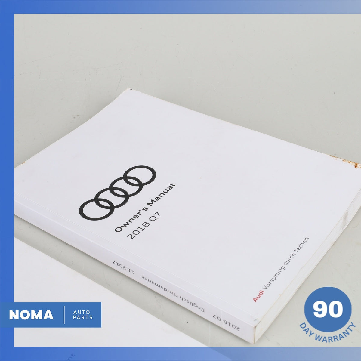2018 Audi 4M Q7 Owner's Operator's Manual Book Assembly OEM - photo 5