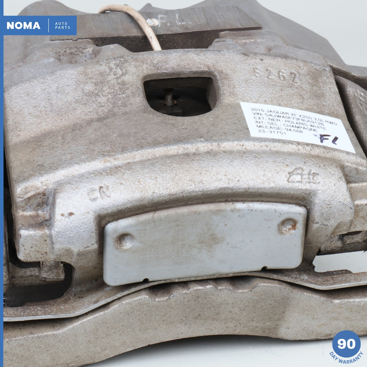 10-15 Jaguar XF X250 3.0L S/C Front Left Side Brake Caliper CW932B302AA OEM - photo 3