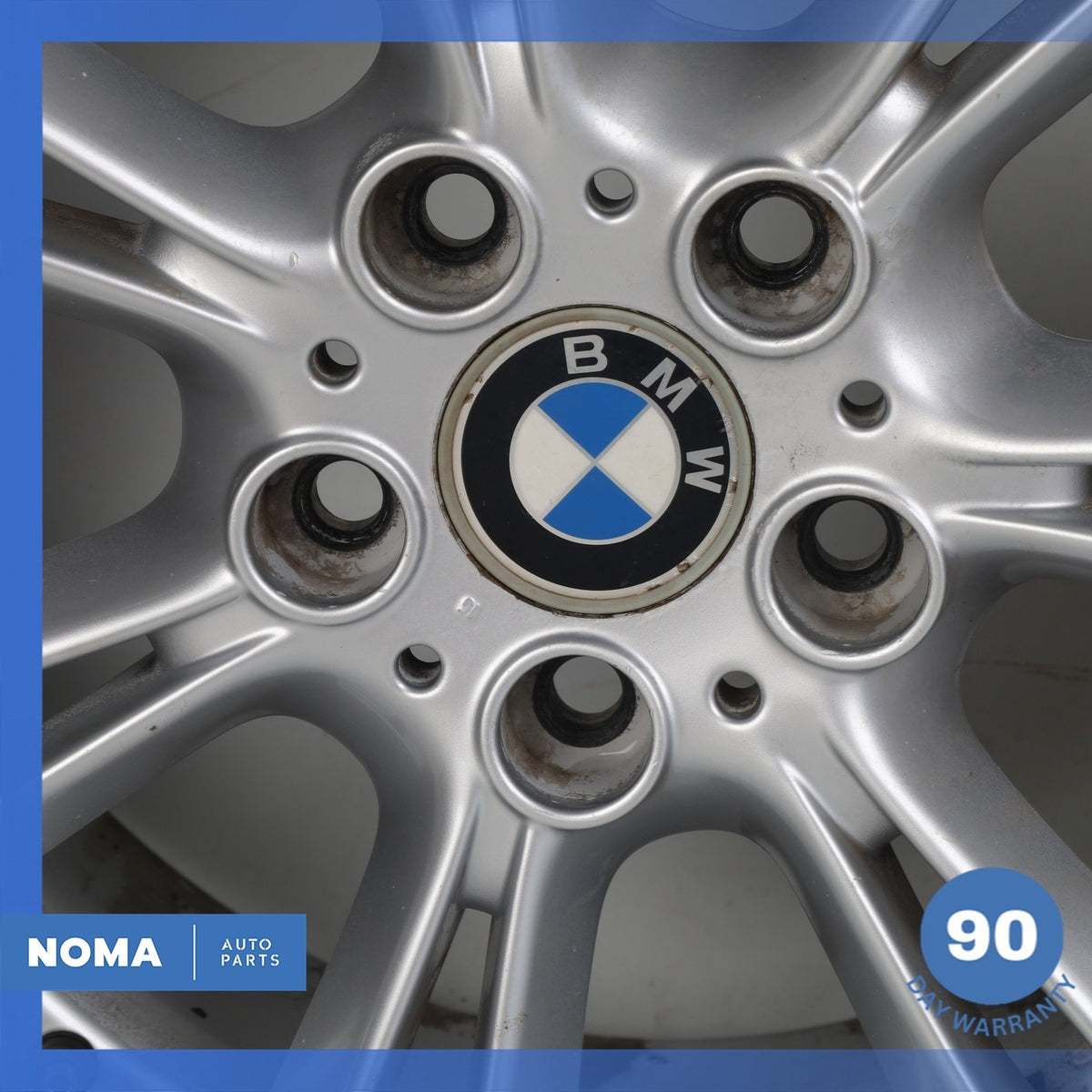 03-08 BMW E85 Z4 Style 103 8 x R17 17" Wheel Rim Silver 36116759841 OEM - photo 9