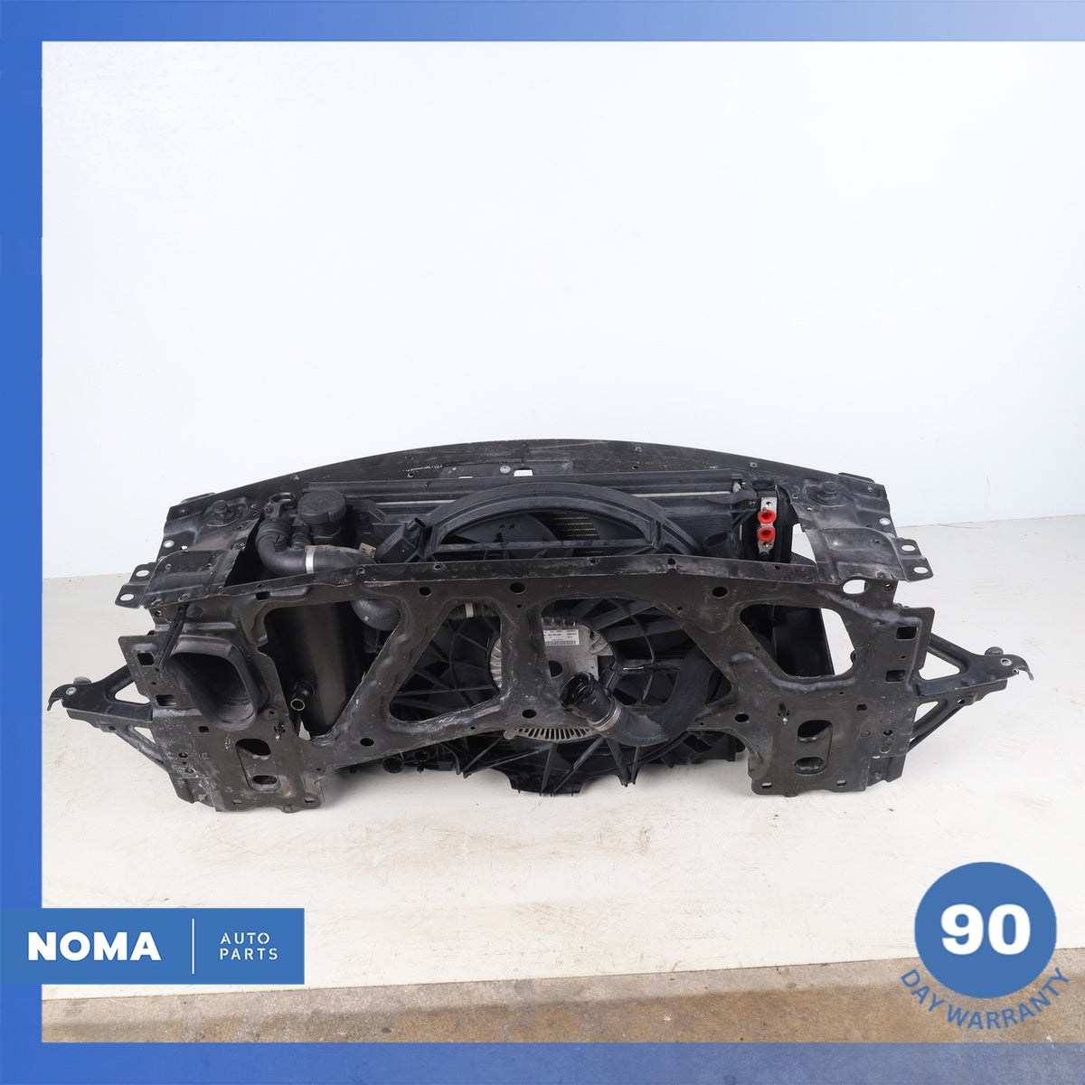 03-08 BMW E85 E86 Z4 Engine Motor Radiator Support Frame Assembly w/ Fan OEM - photo 17
