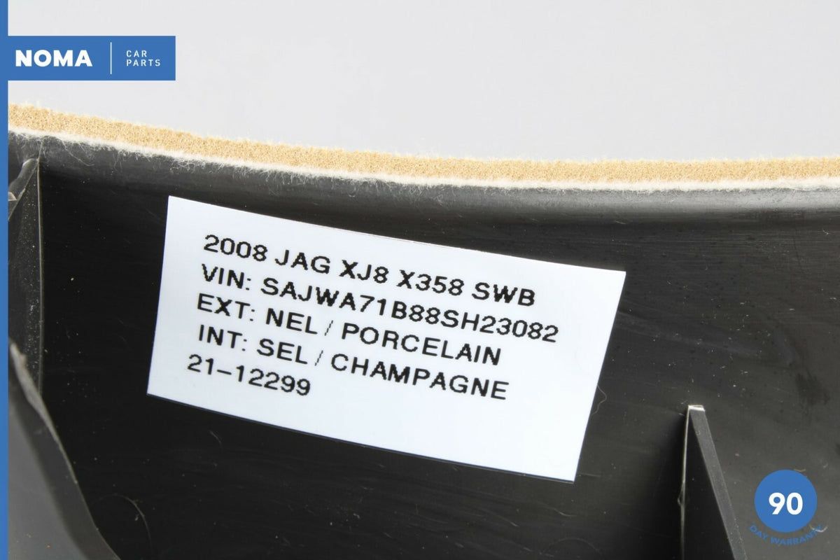 05-09 Jaguar XJ8 XJR VDP X350 X358 Rear Left Driver Lower D Pillar Trim SEL OEM - photo 7