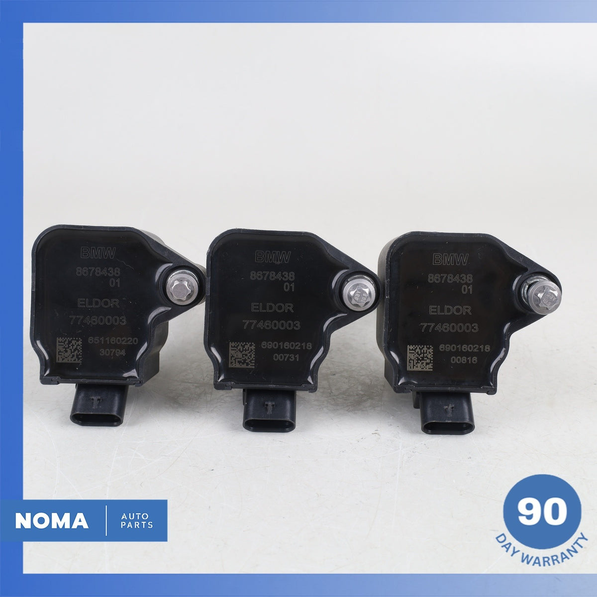 BMW G12 740i 3.0L B58 Ignition Coil Coils Set of 3 12138678438 OEM 76k - photo 9