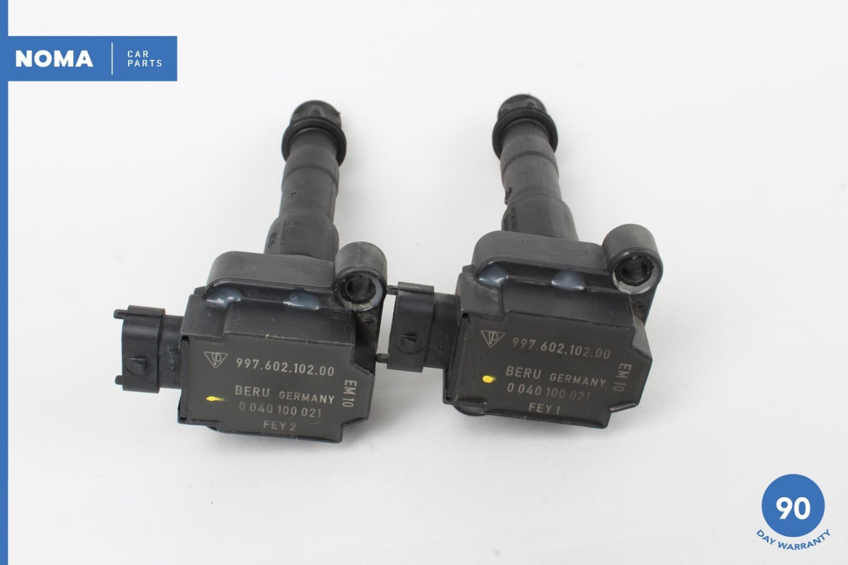 06-08 Porsche Cayman 987C 987 Engine High Voltage Ignition Coil Set of 2 OEM - photo 7