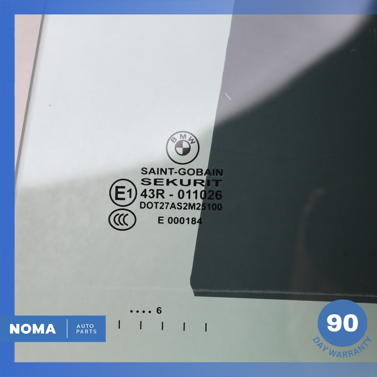 16-22 BMW G12 740Li M760i LWB Rear Left Door Window Glass 7337985 OEM - photo 8