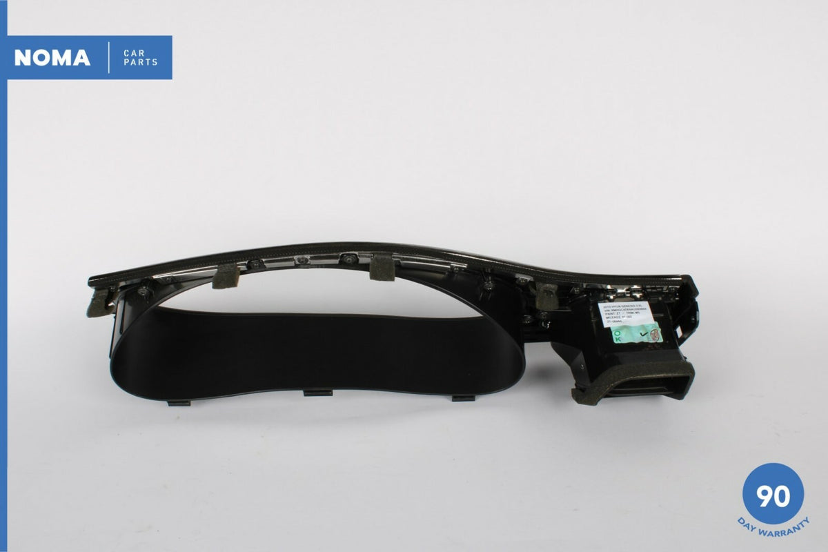 09-11 Hyundai Genesis Front Instrument Gauge Cluster Trim Bezel w/ Air Vent OEM - photo 5