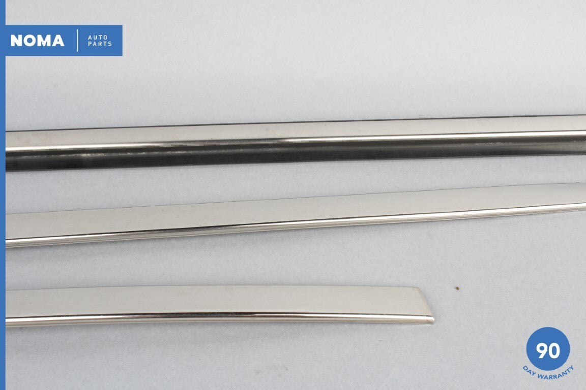 98-03 Jaguar XJ8 XJR X308 Front Right Window Exterior Chrome Molding Set OEM - photo 3