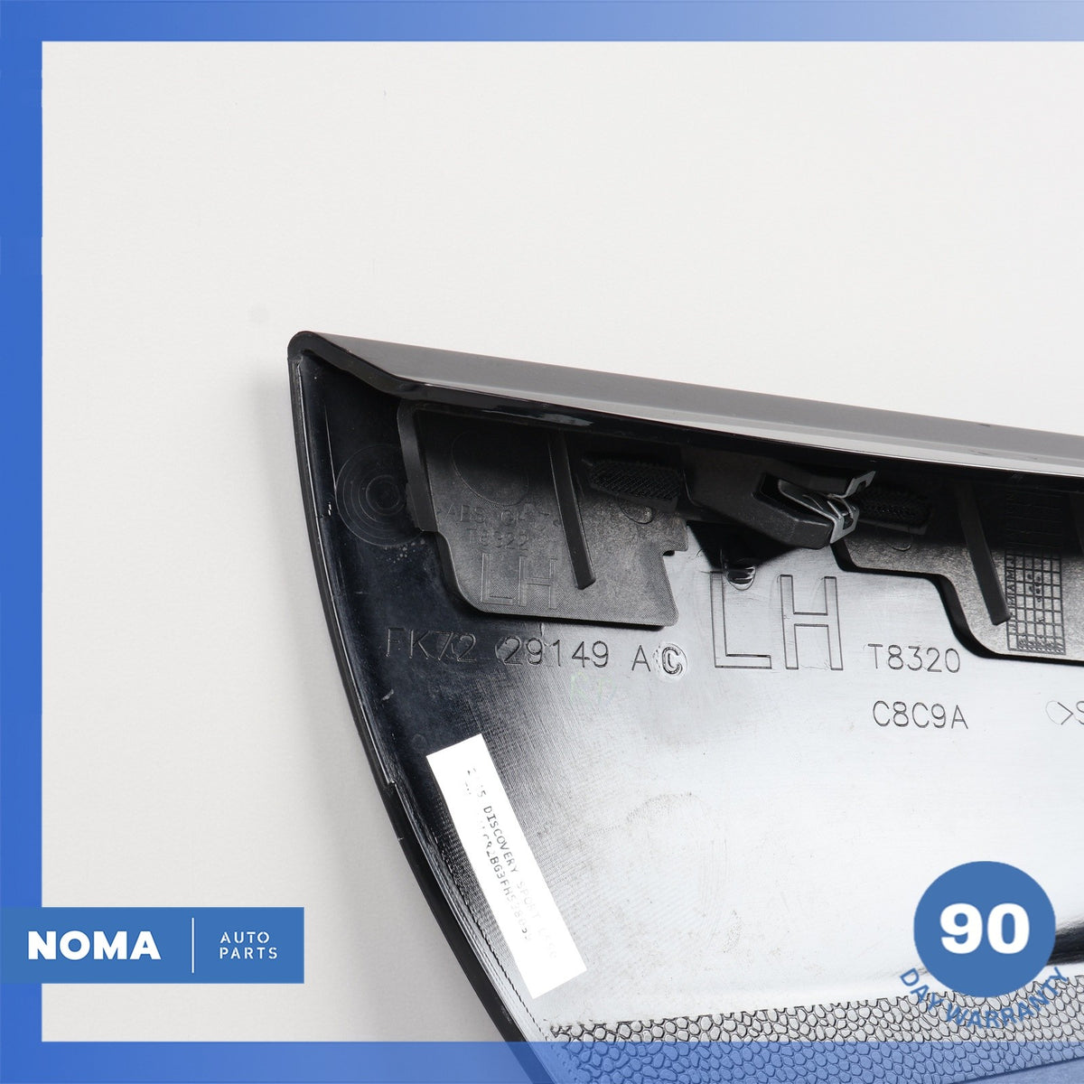 15-23 LR Discovery Sport L550 Rear Left Driver Exterior D-Pillar Molding OEM - photo 6