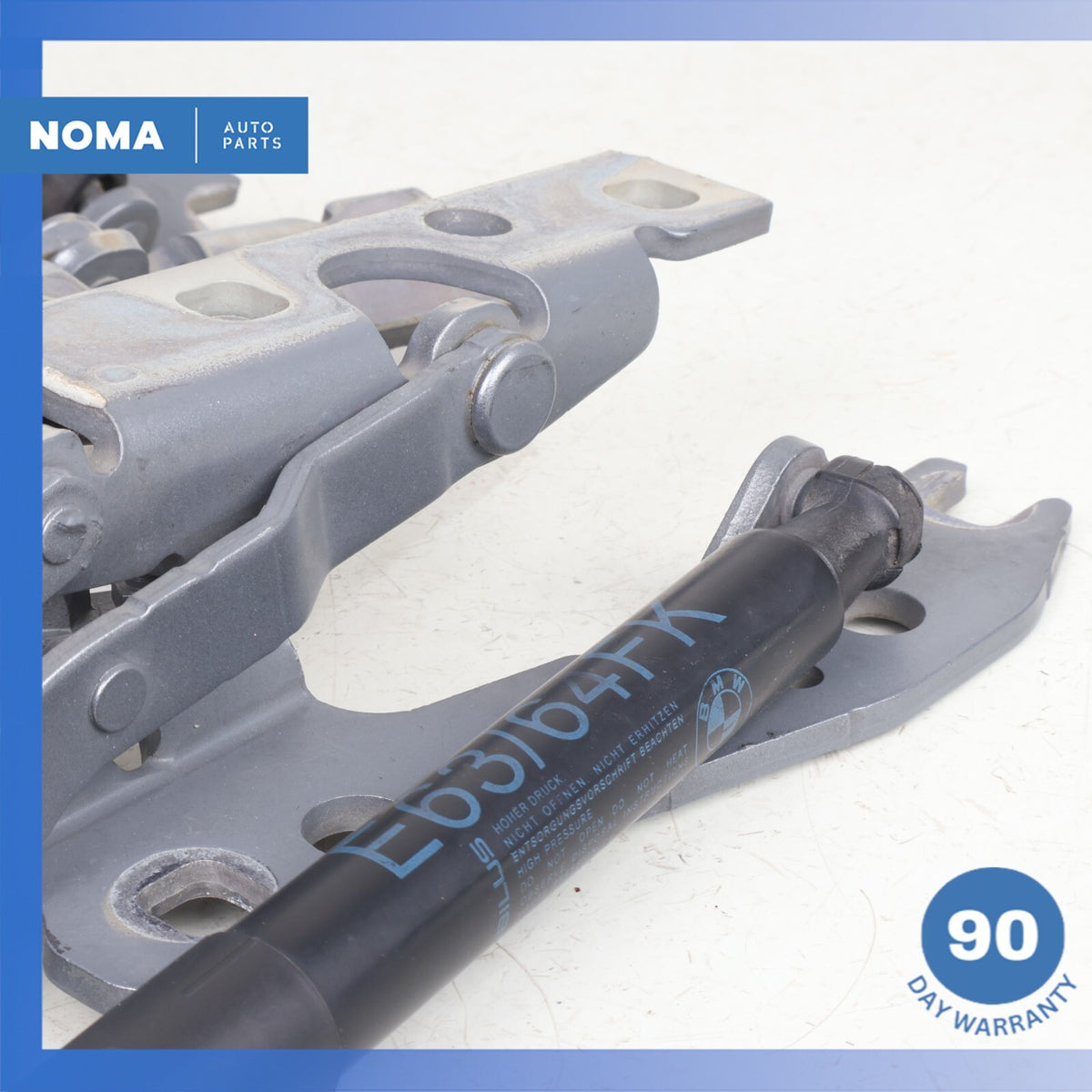 04-10 BMW E64 650i 645i Left & Right Hood Bonnet Hinge Strut Set of 2 OEM - photo 4