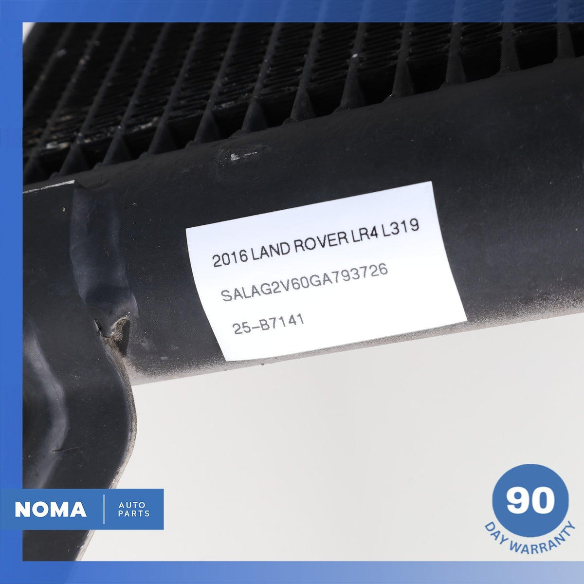 10-16 Land Rover L319 L320 LR4 Auxiliary Engine Cooling Radiator OEM - photo 13