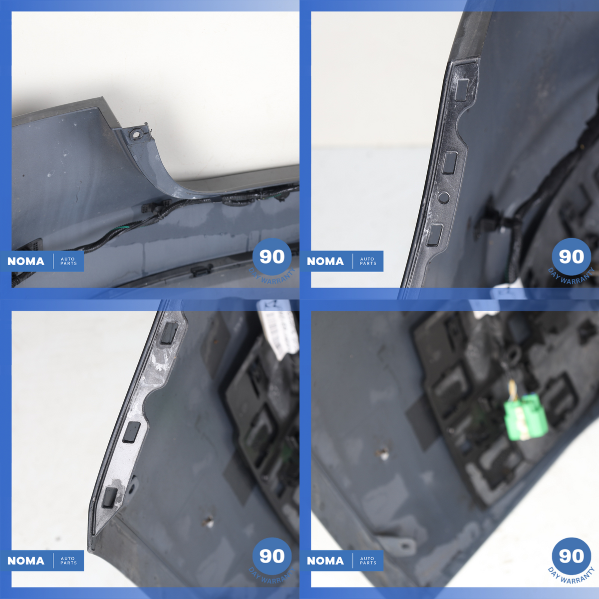 17-19 Jaguar X760 XE Rear Bumper Cover Panel Black GX7317A958BD OEM 61k - photo 19