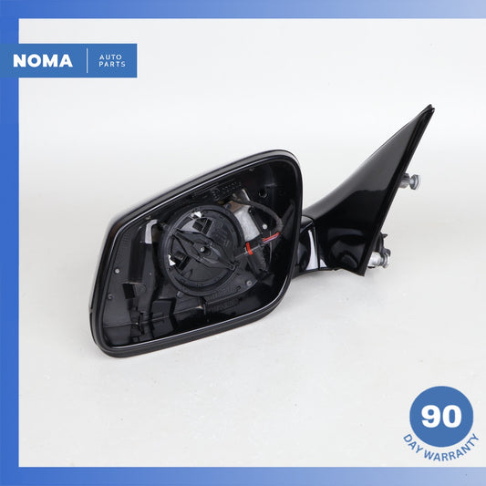 11-13 BMW F10 535i 528i 550i Left Driver Side Rear View Door Mirror Black OEM - photo 1