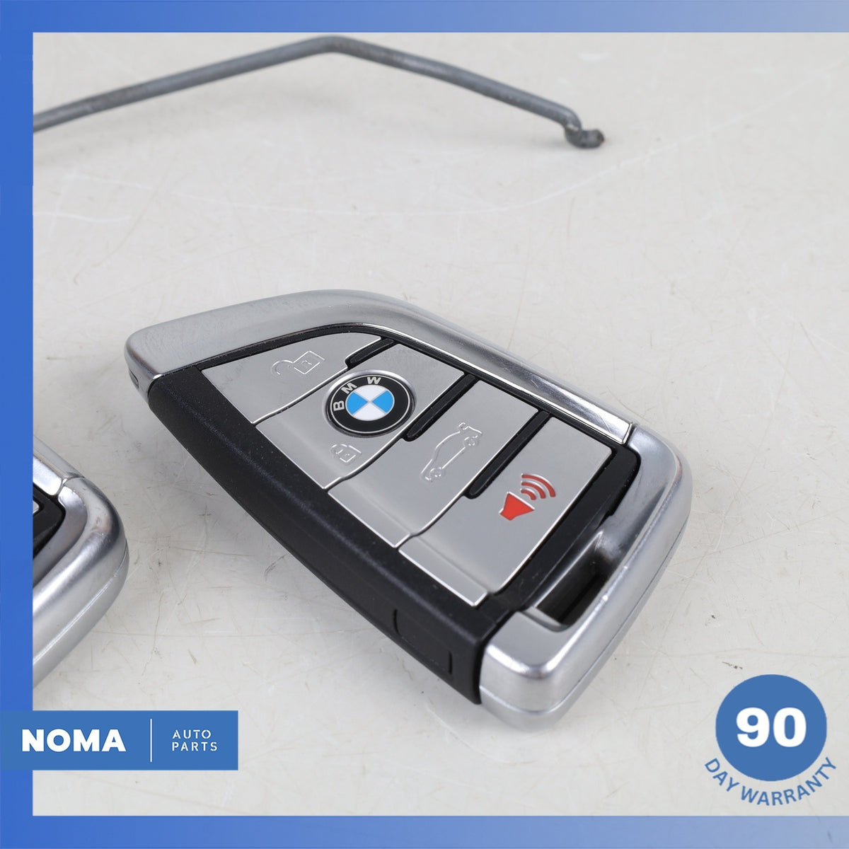 BMW G12 740i Remote Control Smart Key Fob Transmitter w/ Cylinder Set OEM 76k - photo 5