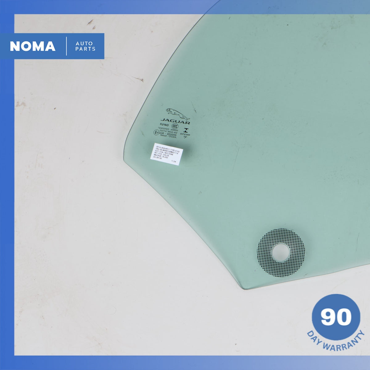 14-24 Jaguar X152 F-Type Convertible Right Passenger Side Door Window Glass OEM - photo 6