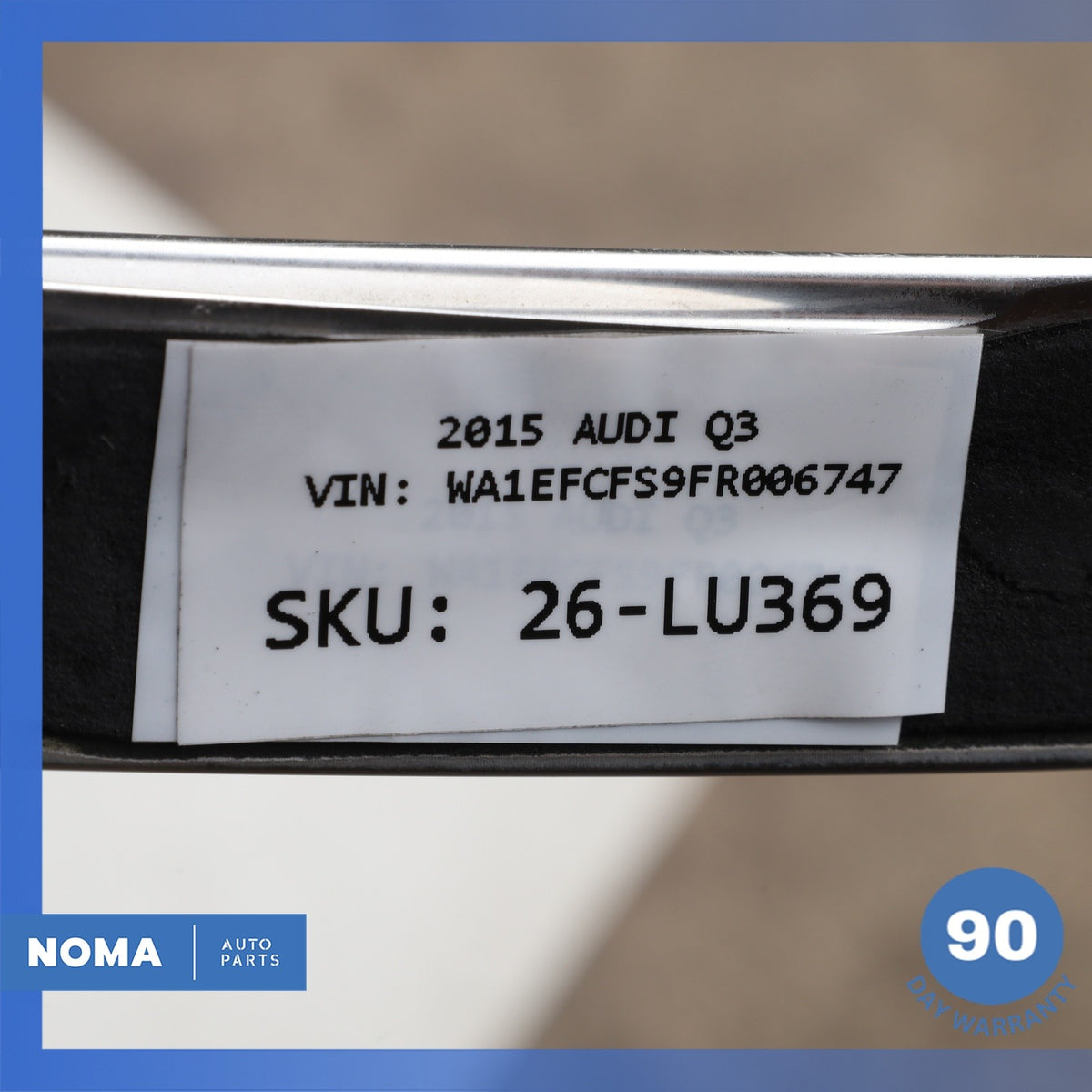 15-18 Audi 8UB 8UG Q3 Right Roof Drip Rail Upper Molding Trim 8U0860022A OEM - photo 13