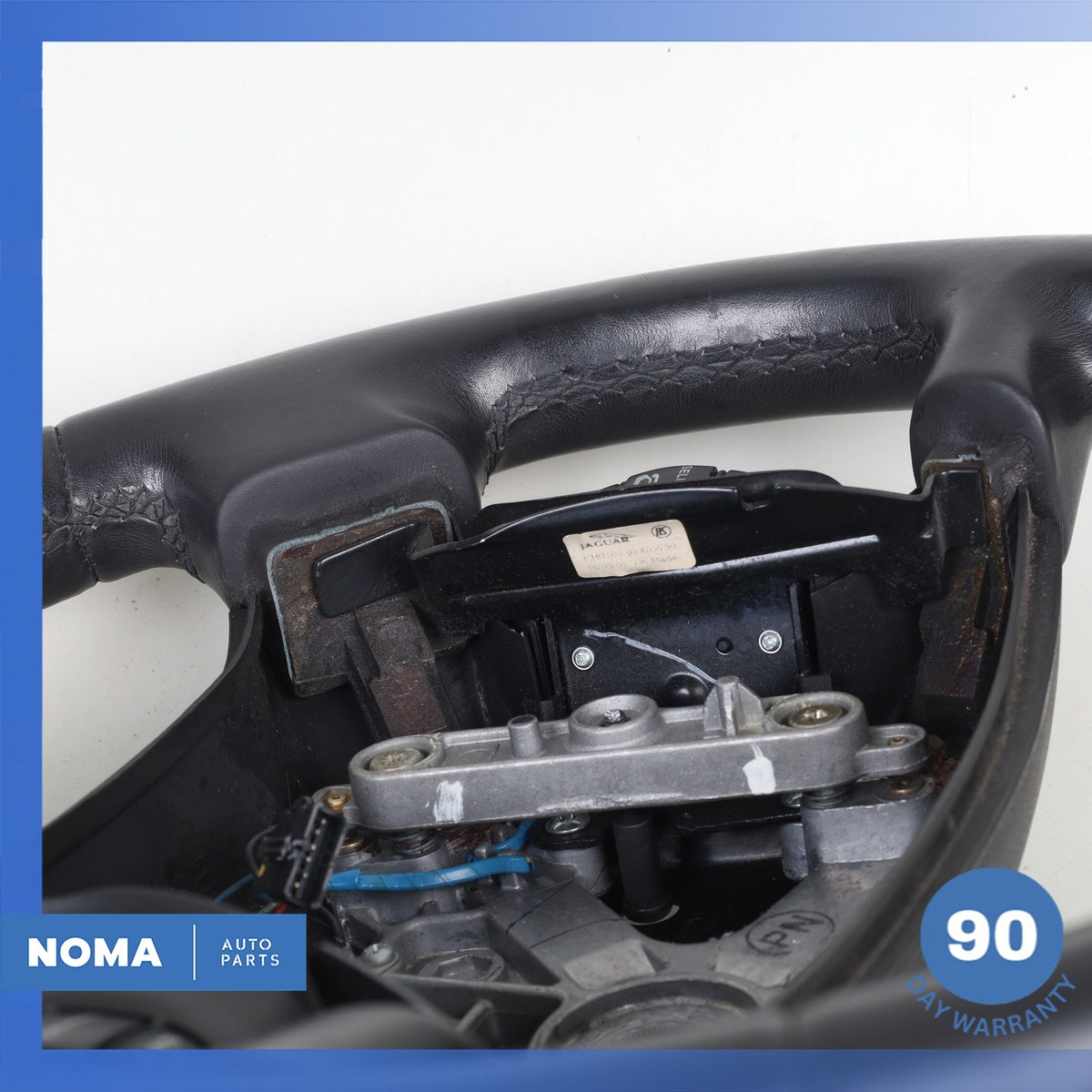 03-06 Jaguar X100 XK8 XJR XJ8 Steering Wheel w/ Switches Black HXD9181FB OEM - photo 13