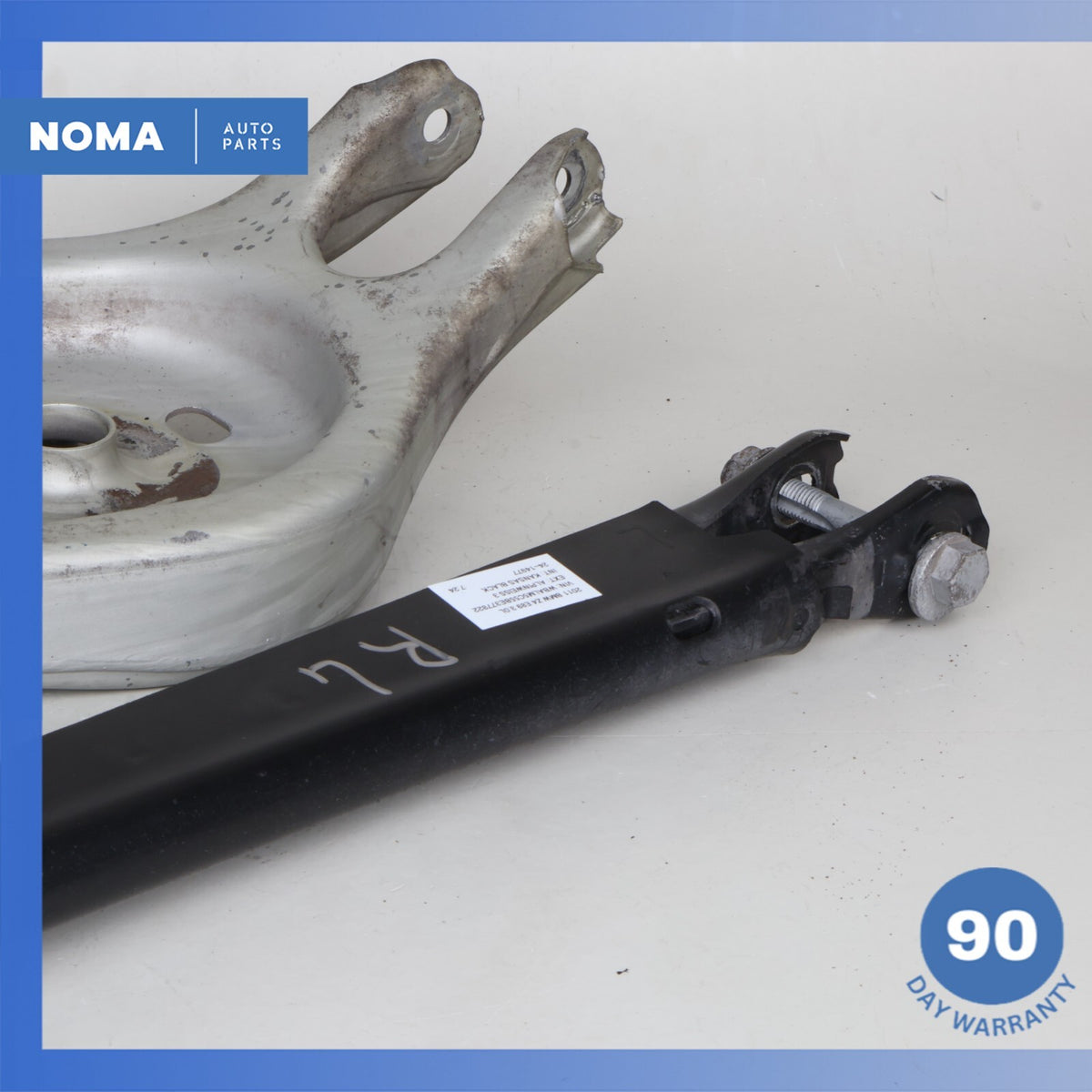 03-16 BMW E85 E89 Z4 Rear Left Spring Support & Lower Control Arm Set OEM - photo 2