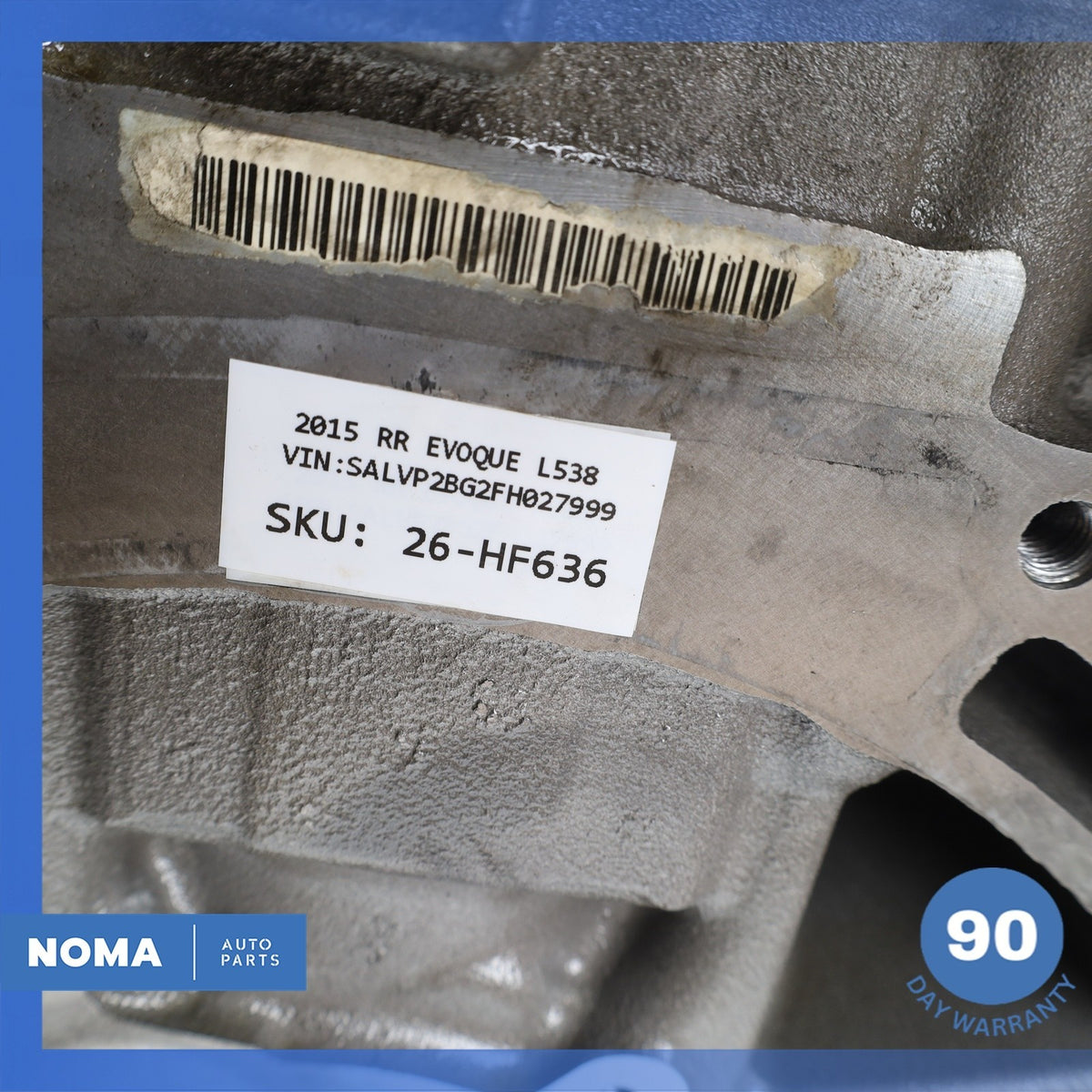 12-17 LR Evoque L538 / Discovery 2.0 204PT Engine Motor Block Assembly OEM 93k - photo 24