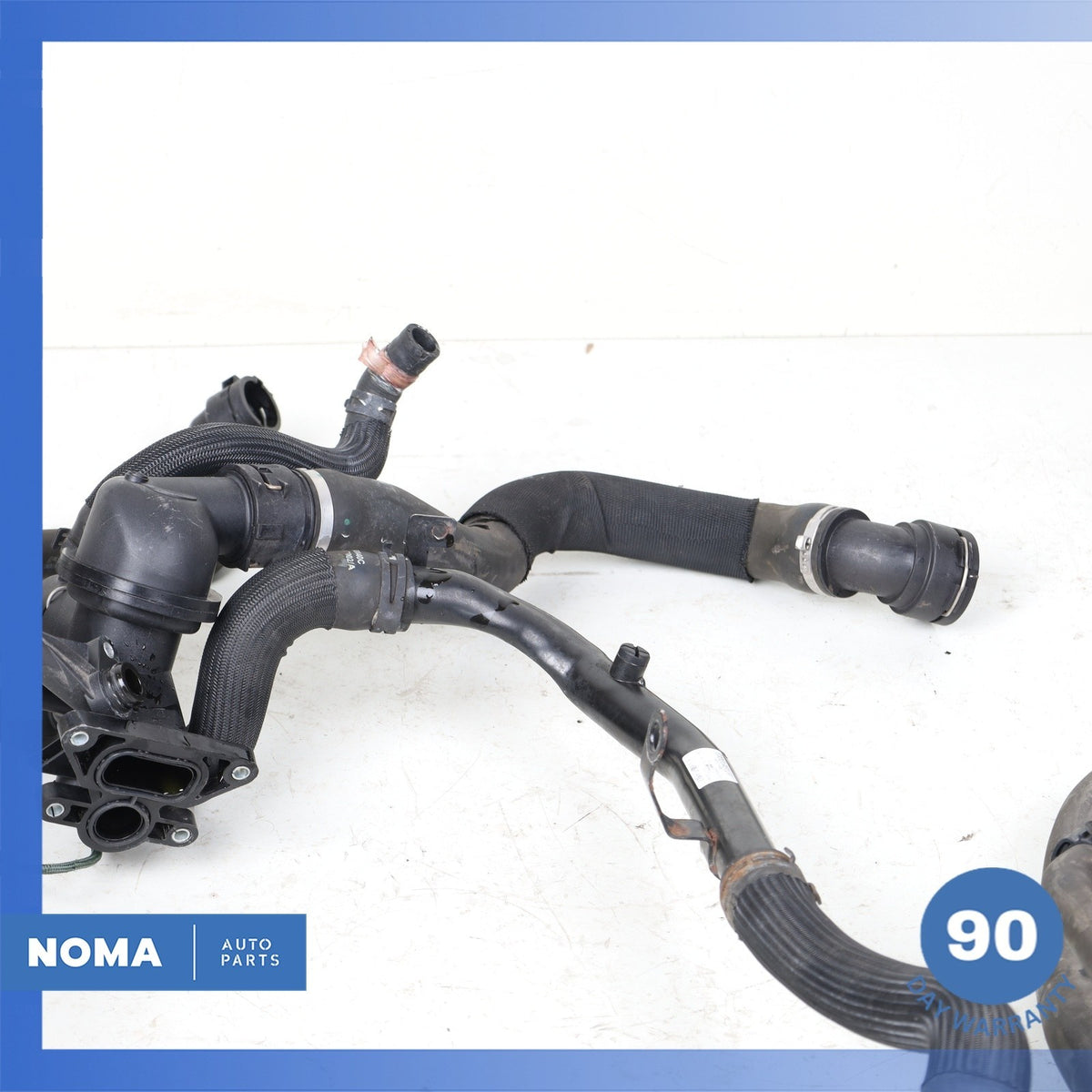 17-19 Jaguar X760 XE 2.0L Diesel Engine Radiator Thermostat Coolant Hose Set OEM - photo 15