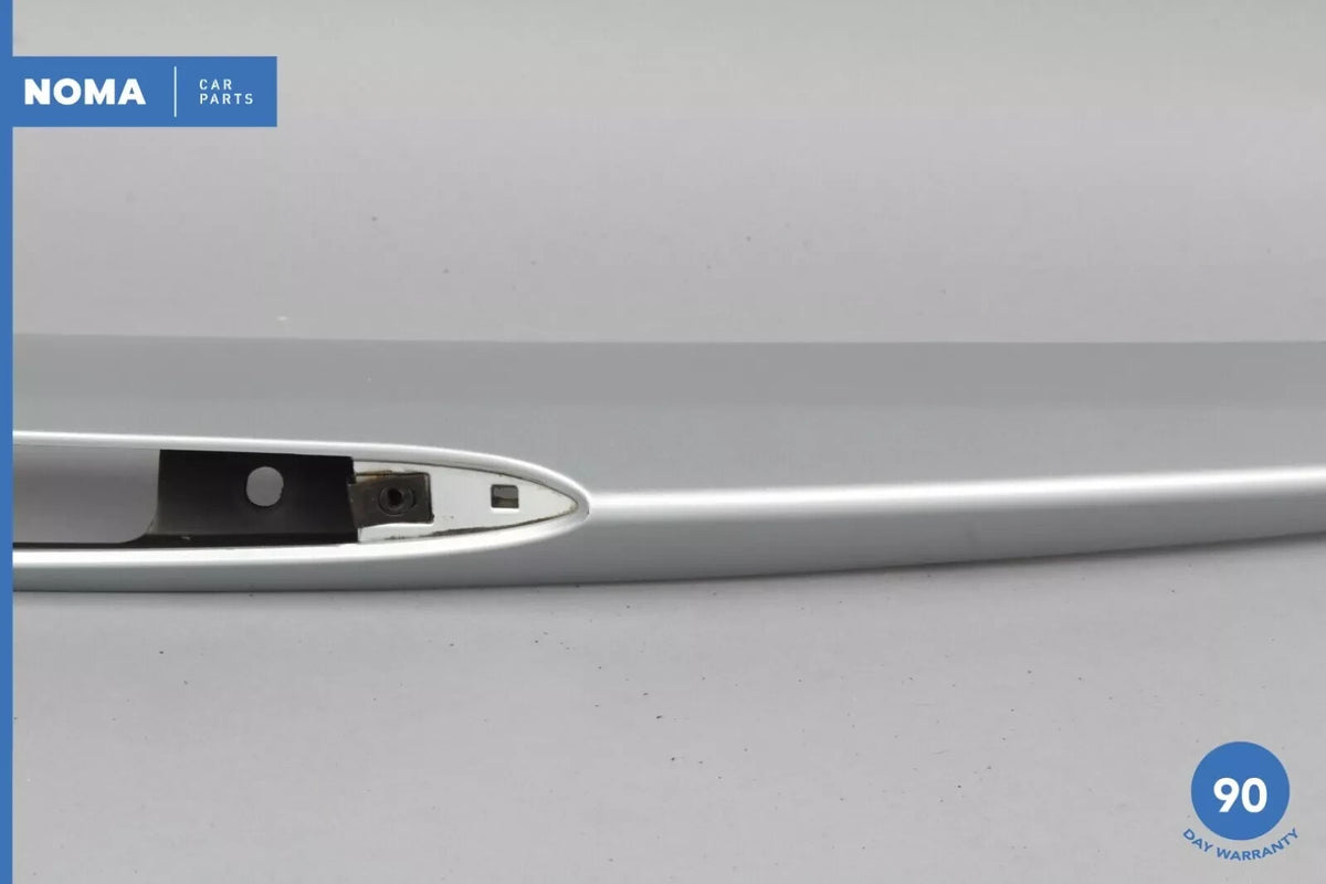 07-15 Jaguar X150 XK XKR Trunk Lid Molding Trim Spoiler Wing Silver OEM - photo 3
