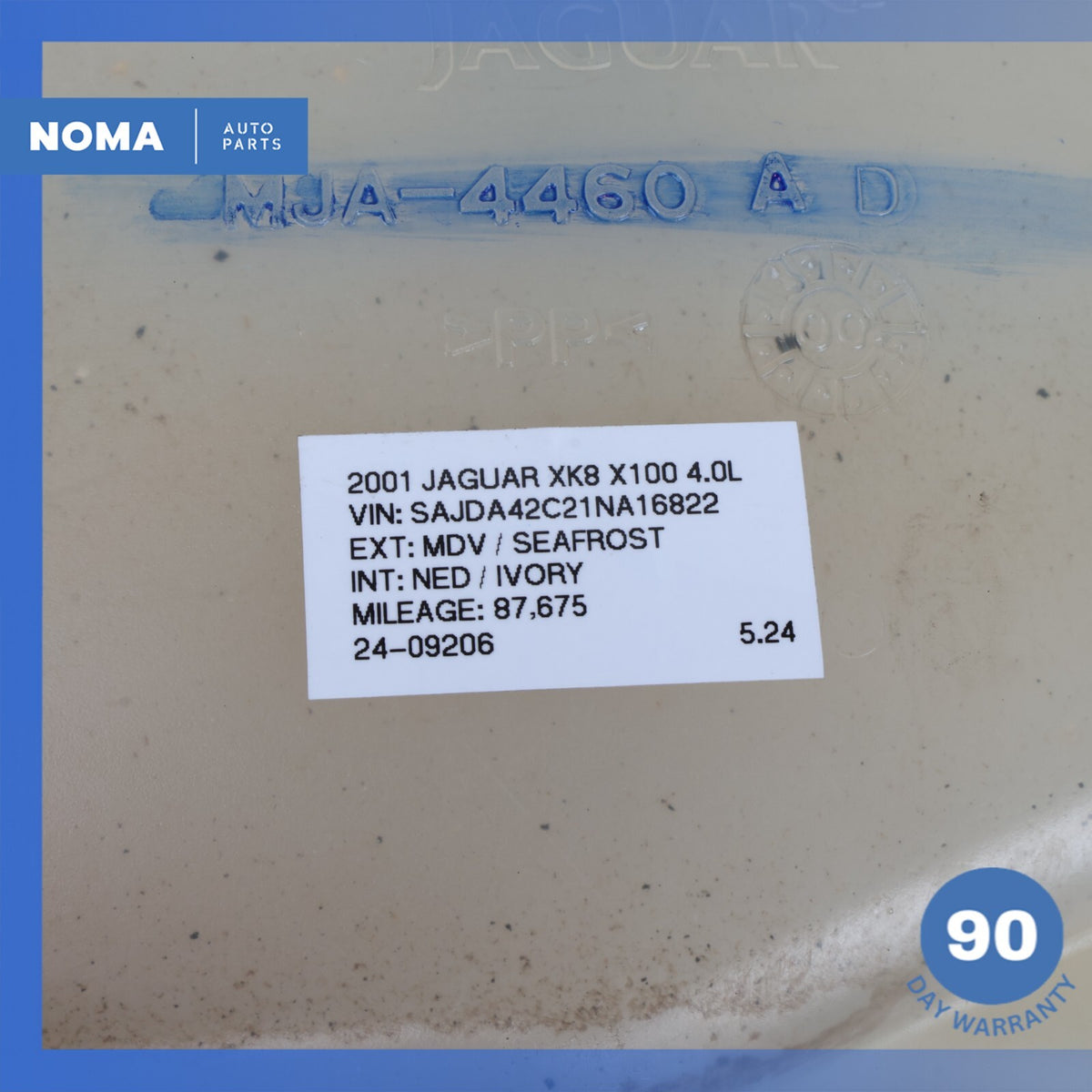 97-06 Jaguar X100 XK8 XKR Engine Coolant Overflow Recovery Bottle MJA4460AD OEM - photo 10
