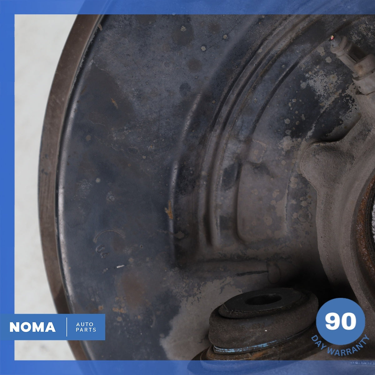 10-12 Land Rover Range Rover L322 Rear Left Spindle Knuckle Hub w/ Shield OEM - photo 12