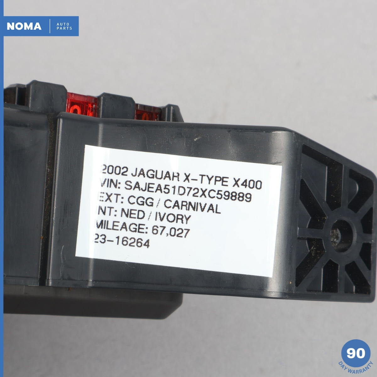 02-04 Jaguar X-Type X400 Front Under Dashboard Junction Relay Fuse Box OEM - photo 14