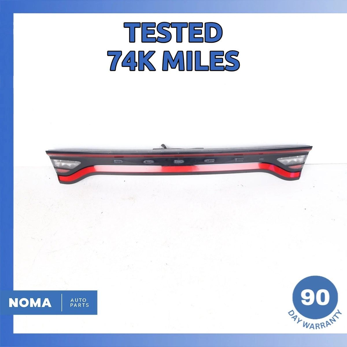 19-23 Dodge LD Charger Rear Tail Light Lamp Bar Assembly 68474280AA OEM 74k - photo 1