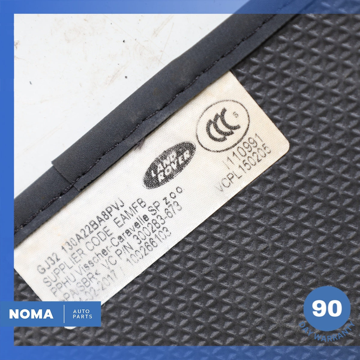 17-19 Range Rover Evoque L538 Convertible Front & Rear Floor Carpet Mat Set OEM - photo 22