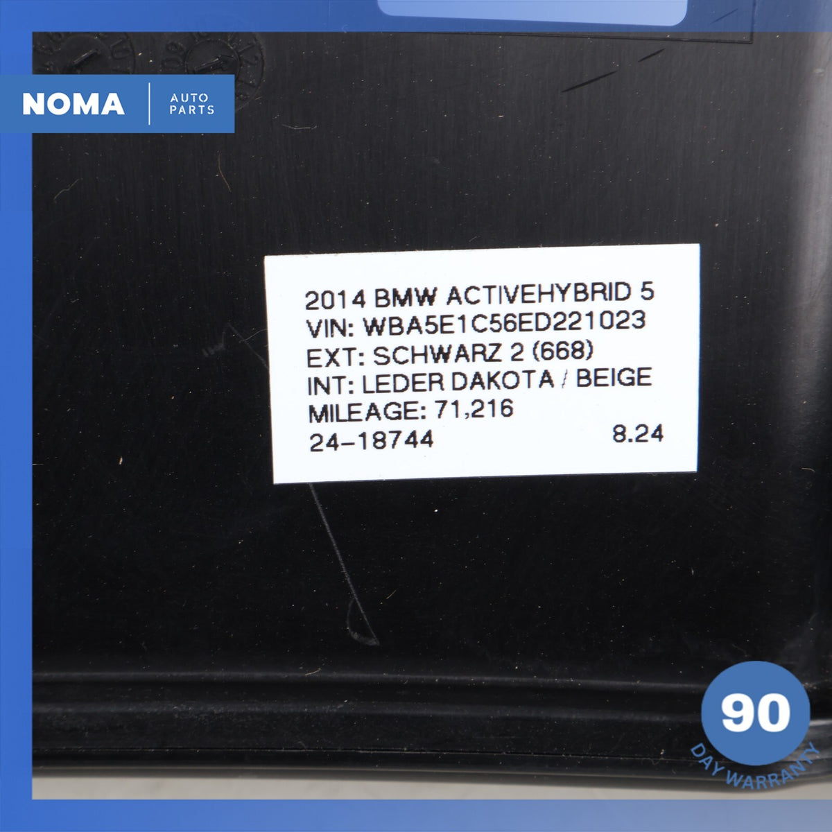 12-16 BMW F10 ActiveHybrid 5 Fuel Vapor Charcoal Canister 16137255598 OEM - photo 21