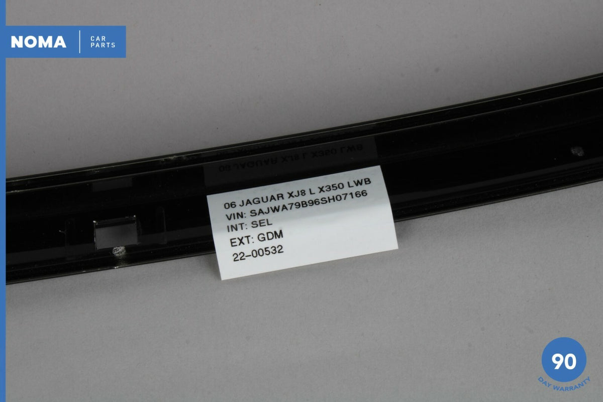 04-09 Jaguar XJ8 VDP X350 X358 Front Left Side Door Top Exterior Molding OEM - photo 9