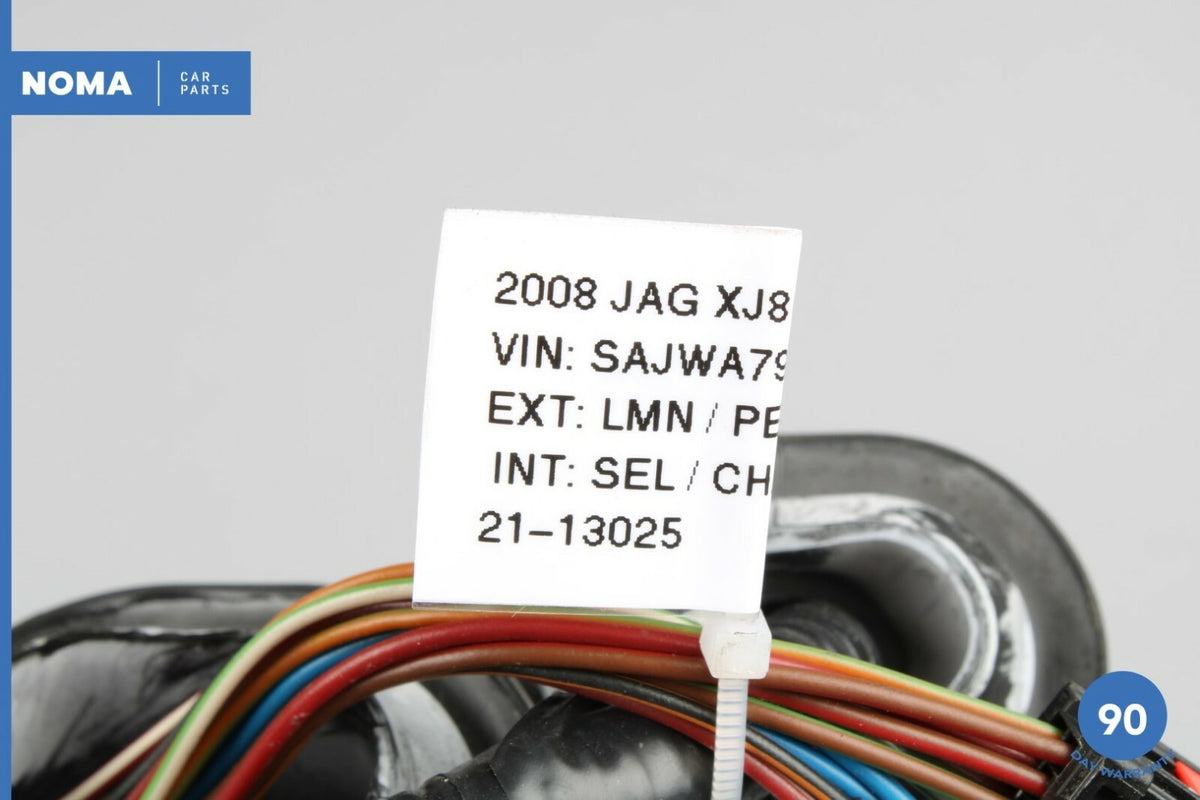 08-09 Jaguar XJ8 XJR VDP X358 Rear Bumper License Plate Lead Wire Wiring OEM - photo 6