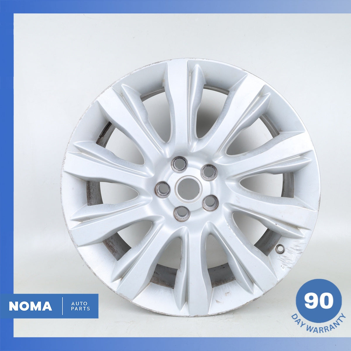 13-22 Land Rover Range Rover L405 Style D 9.5 x R21 21" Wheel Rim Silver OEM - photo 1