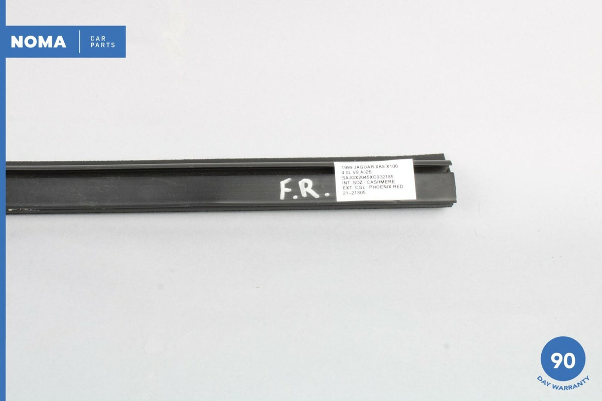 97-06 Jaguar XK8 X100 Front Right Door Interior Window Weather Strip Seal OEM - photo 4