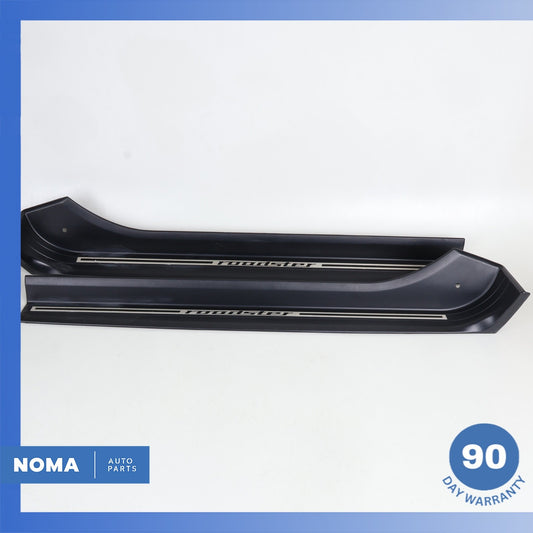 96-02 BMW E36 Z3 Convertible Left & Right Door Entry Scuff Plate Panel Set OEM - photo 1