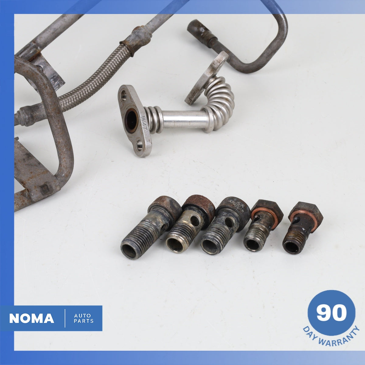 12-17 Range Rover Evoque L538 XE 204PT Turbo Turbocharger Oil Line Set OEM - photo 14