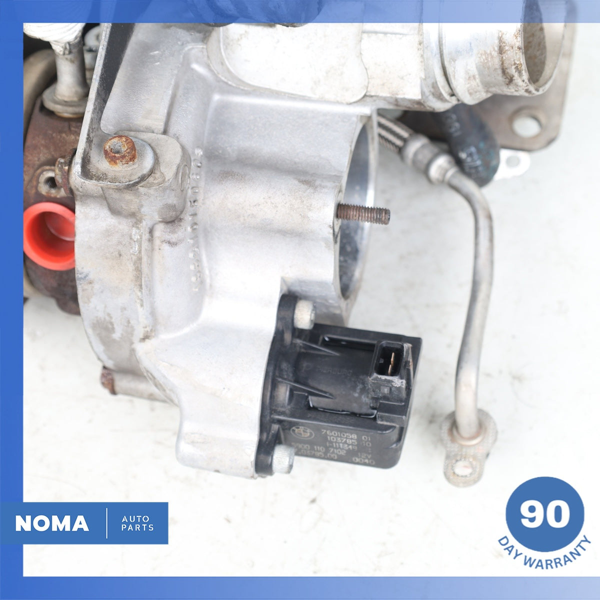 11-15 BMW F07 535i 740i 640i N55 3.0L Turbo Turbocharger 7583908 OEM - photo 8