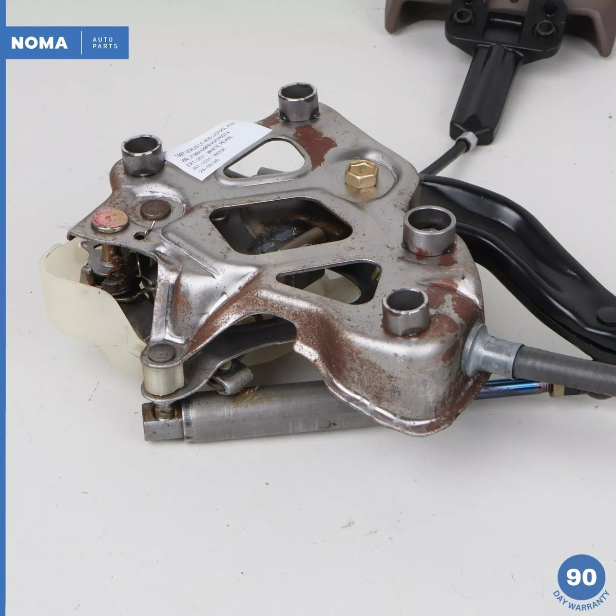 95-00 Lexus UCF20 LS400 Emergency Parking Brake Mechanism w/ Pedal & Cable OEM - photo 11