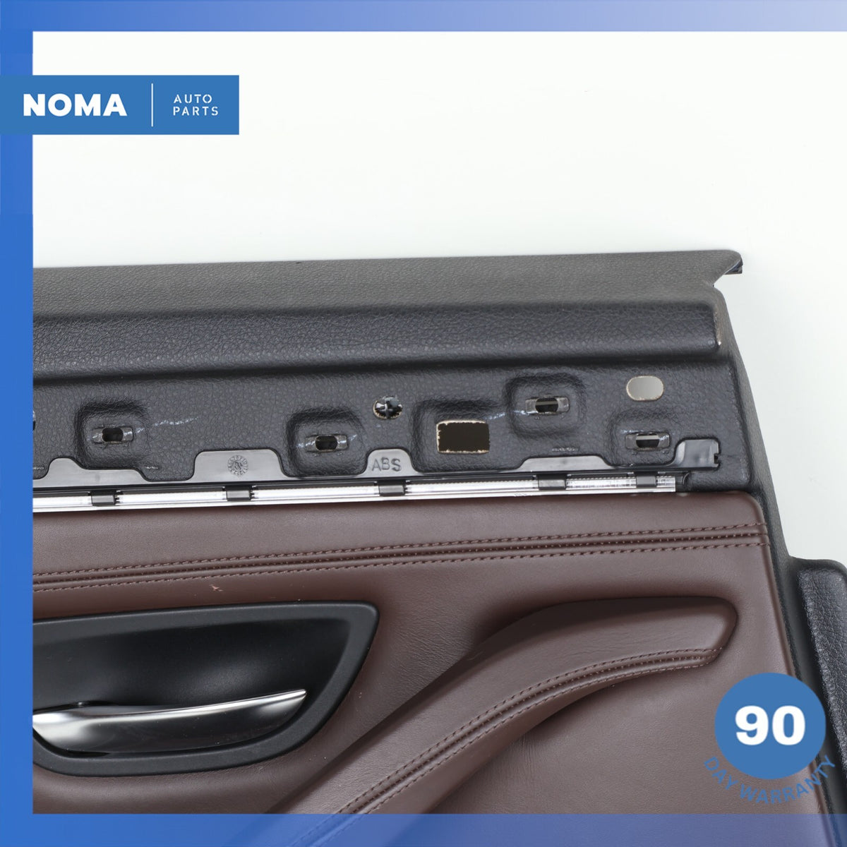 11-16 BMW F10 528i 535i Rear Left Interior Door Panel Assembly Nappa Brown OEM - photo 4