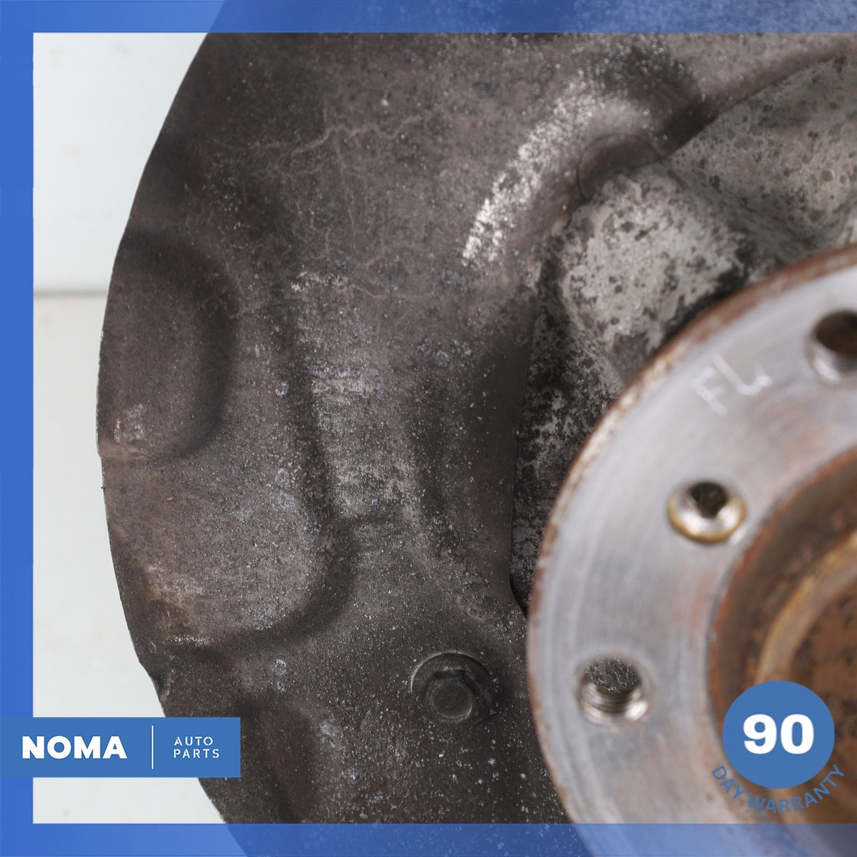 06-16 BMW E92 328i 128i Z4 RWD Front Left Spindle Knuckle Hub w/ Shield OEM 75k - photo 4